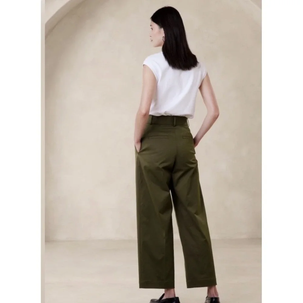 Banana Republic flat its twill
