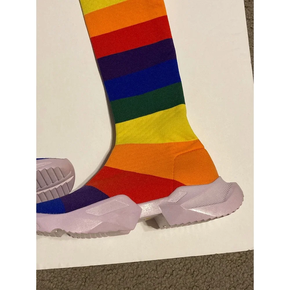 Thrusters rainbow striped