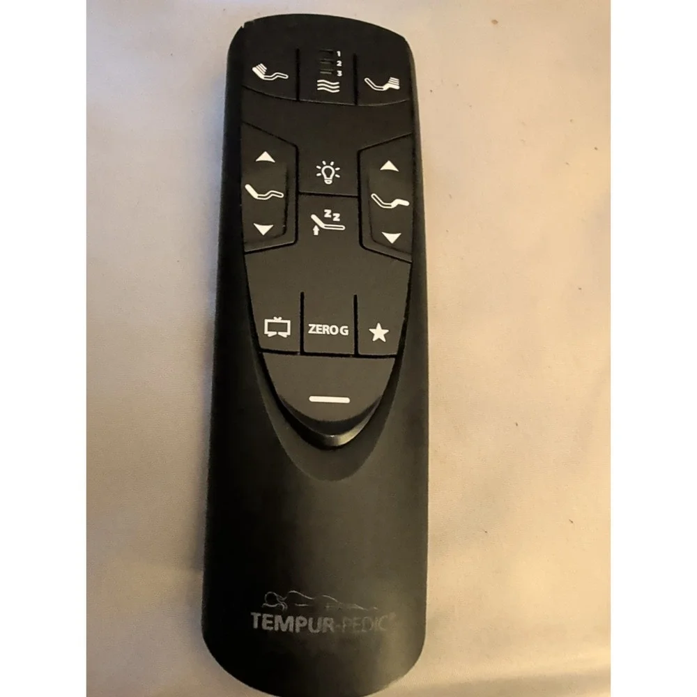 OEM Tempur-Pedic Black Remote RF358A JLDK.33.01.22 Ergo