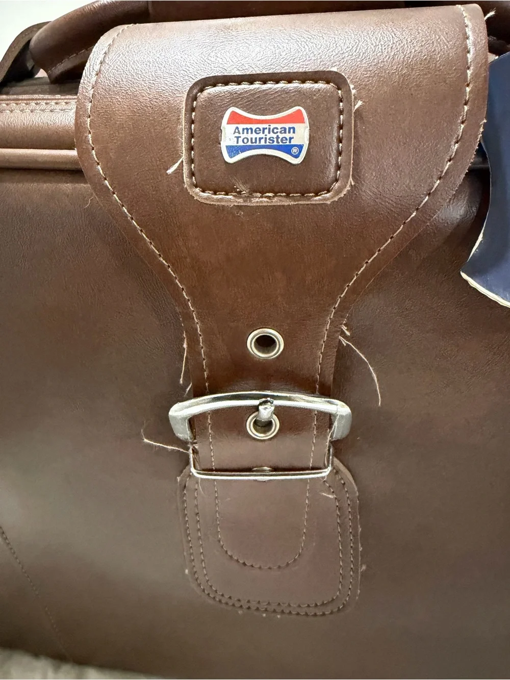 American Tourister brown leather