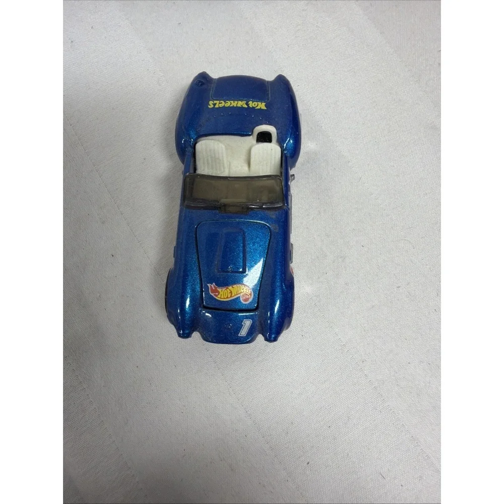 Vintage HOT WHEELS SHELBY COBRA MADE MALAYSIA 1982 METALLIC BLUE
