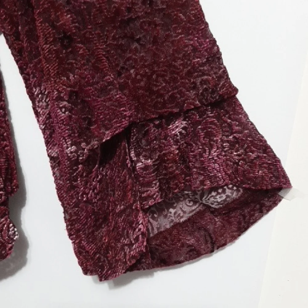 Free People elegant burgundy