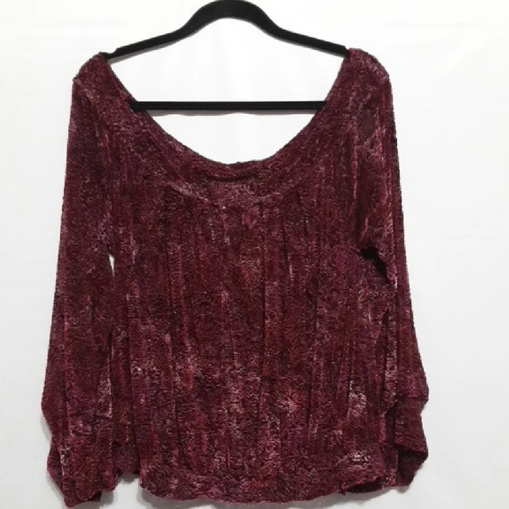 Free People elegant burgundy