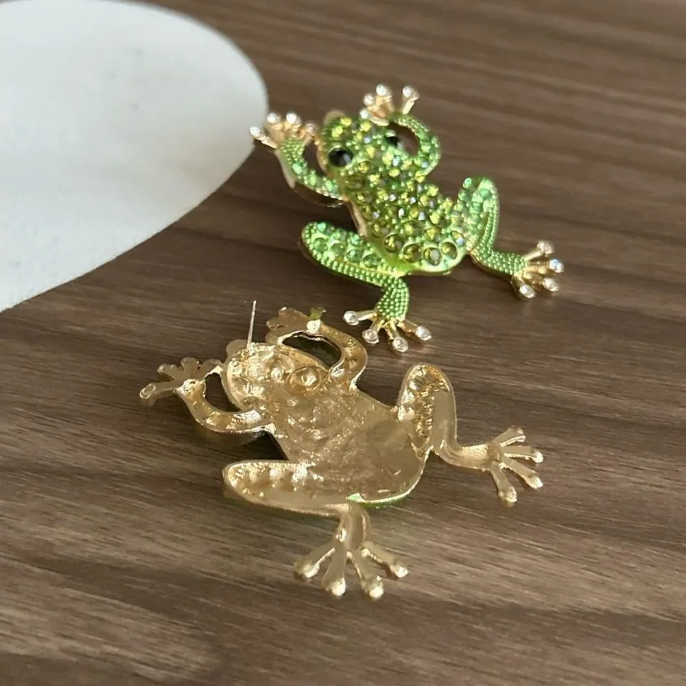 Green and Gold Frog Set Q799
