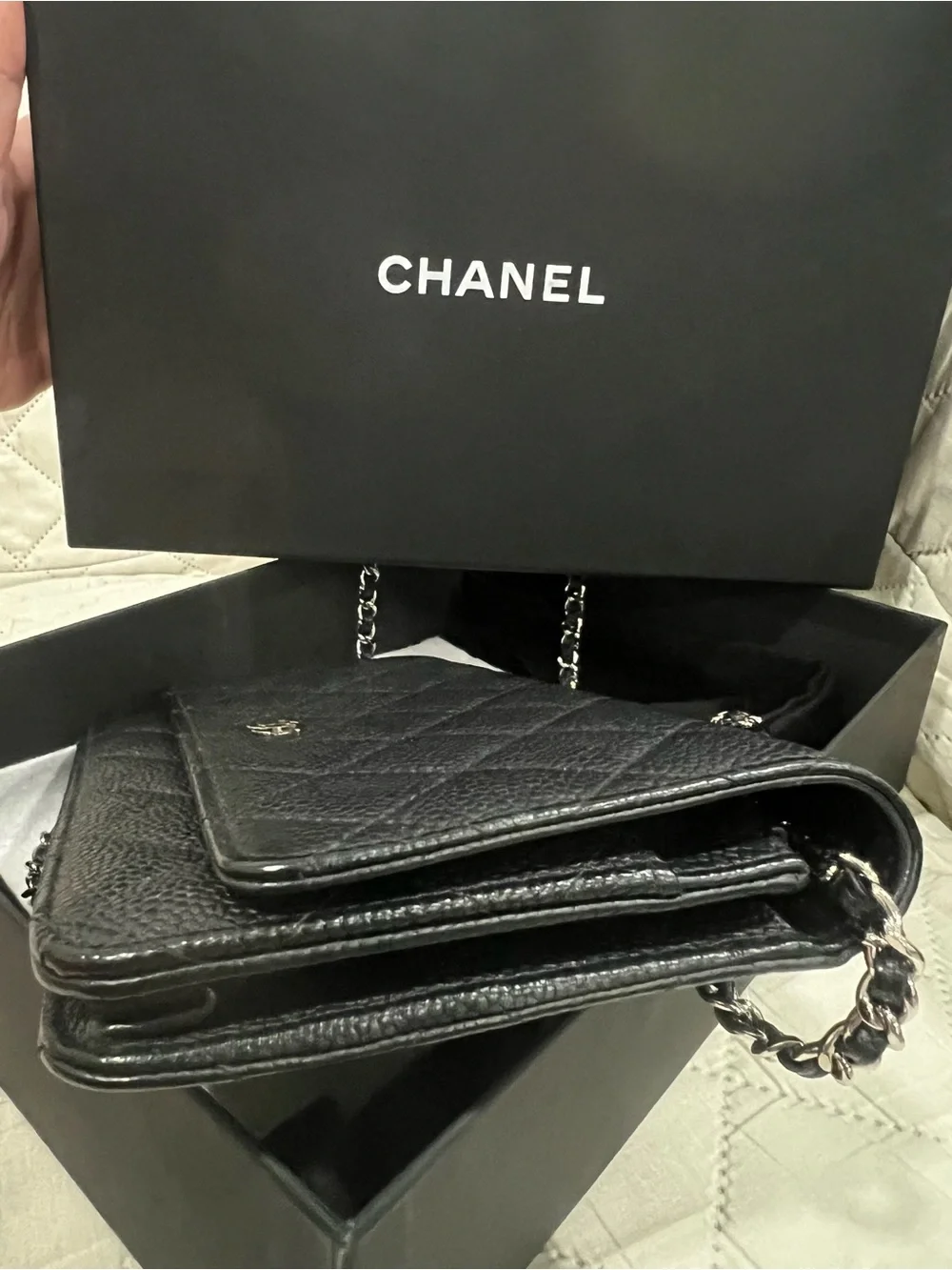 Chanel Classic Caviar WOC Crossbody