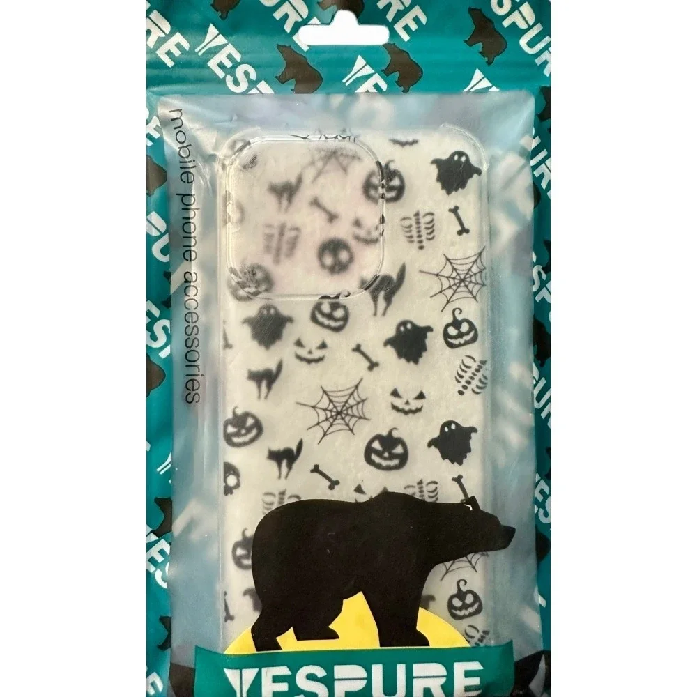 YESPURE iPhone 15 Pro Case Halloween‎ Print Protective Phone Cover