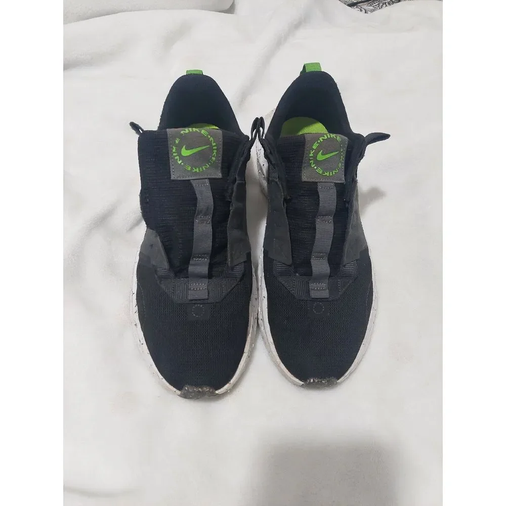 Nike Crater Impact sneakers‎ Black Grey White Green DB2477-001 Men's size 11.5