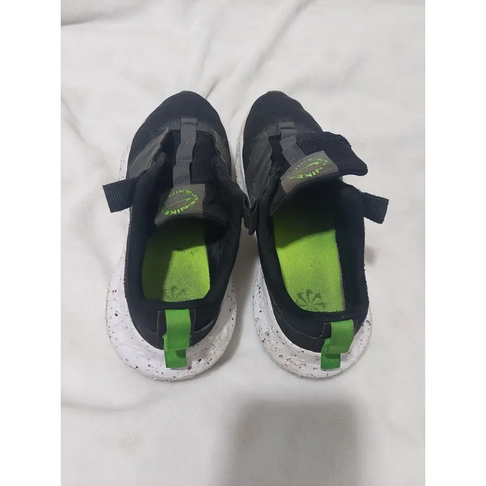 Nike Crater Impact sneakers‎ Black Grey White Green DB2477-001 Men's size 11.5