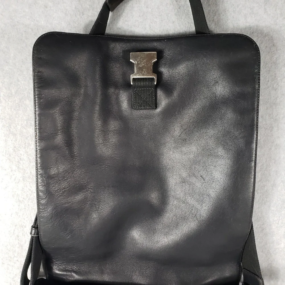 Coach black leather