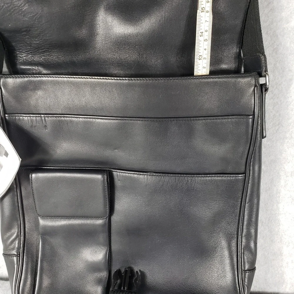 Coach black leather