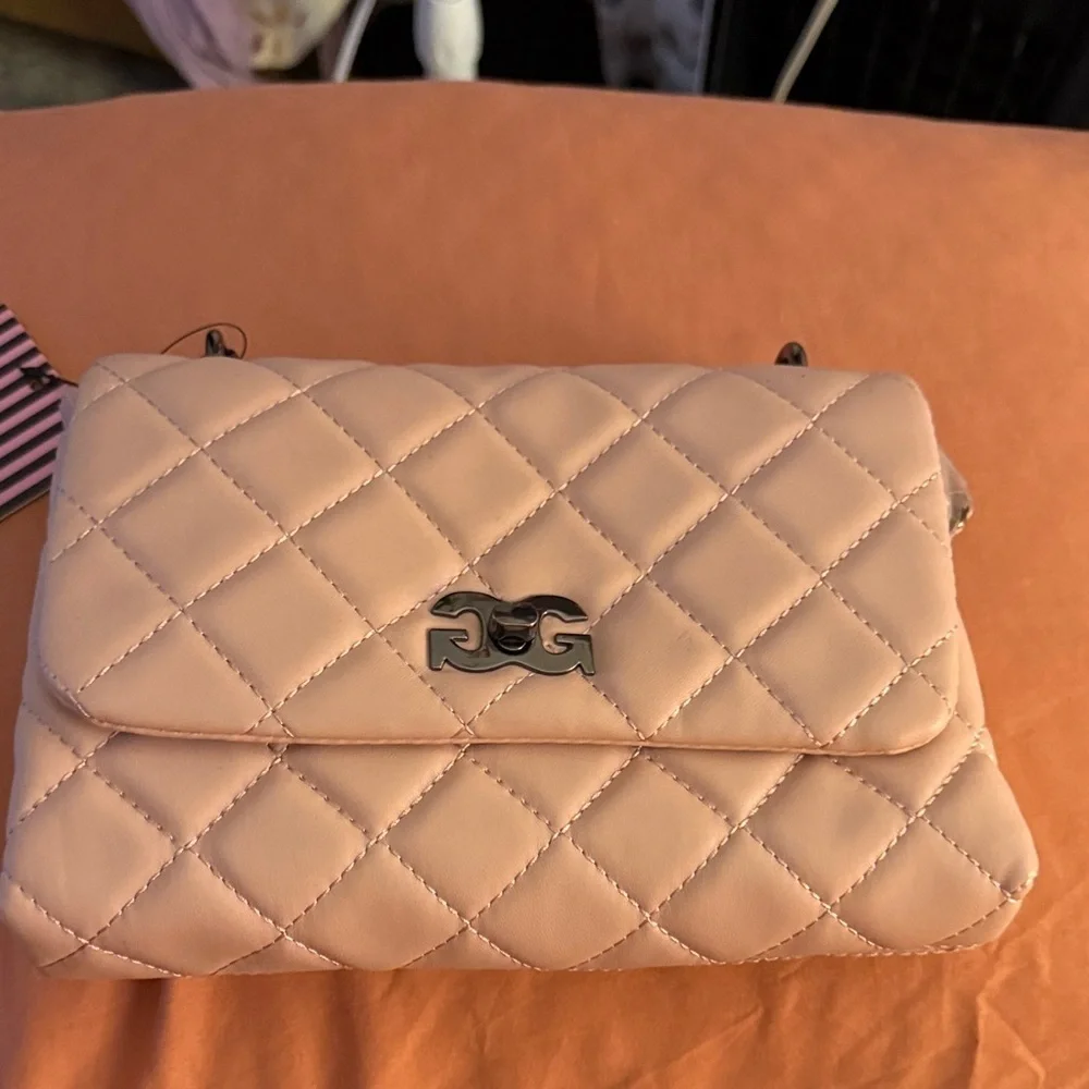 Gilda Tonelli Ale Pink Quilted Crossbody Bag