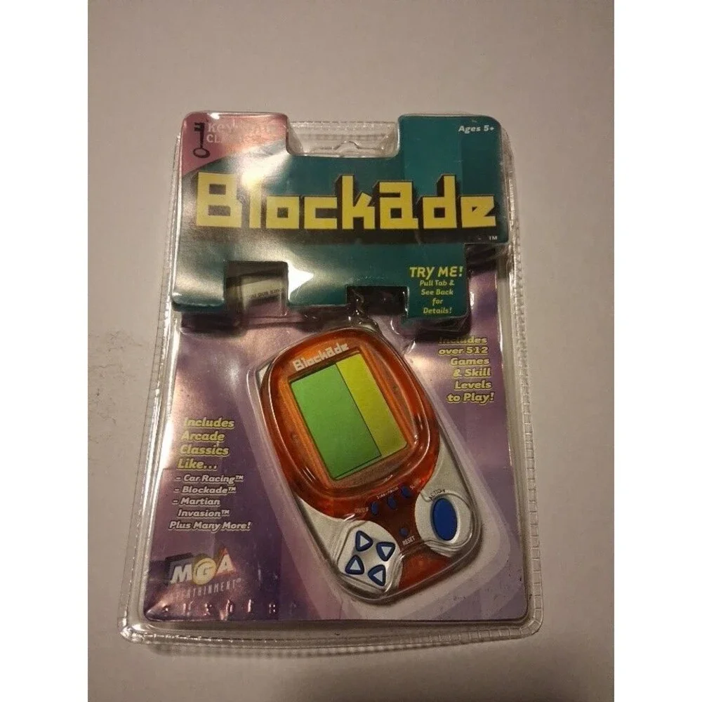 RARE Blockade Keychain Classics Travel Game MGA Entertainment 2002