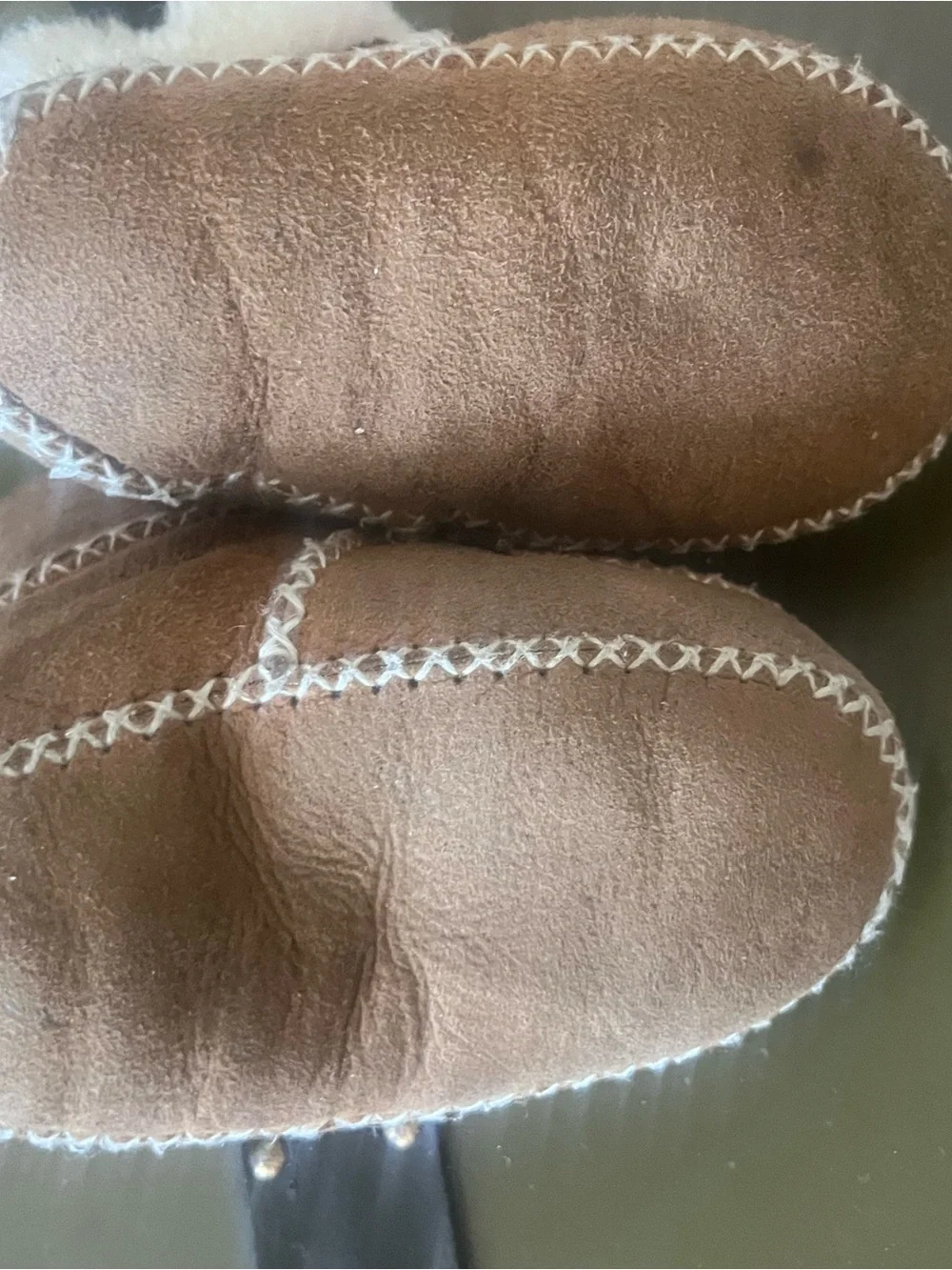 N/A brown suede