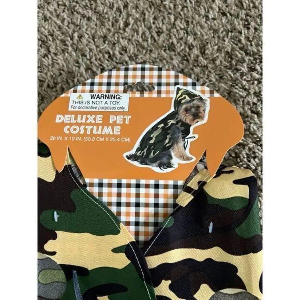 NWT Camo dog‎ coat