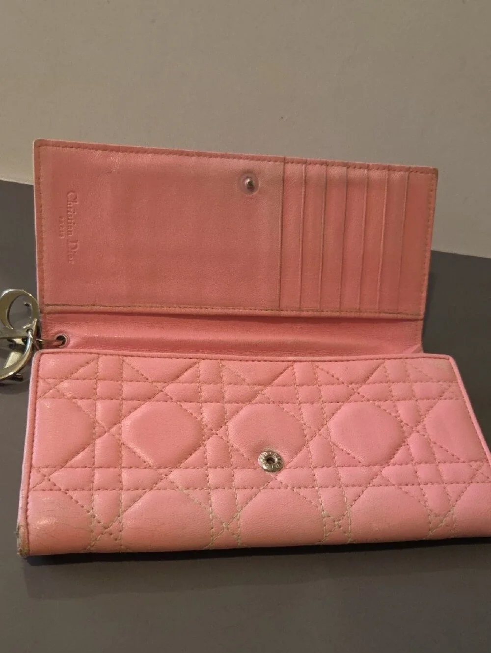 Dior compact wallet