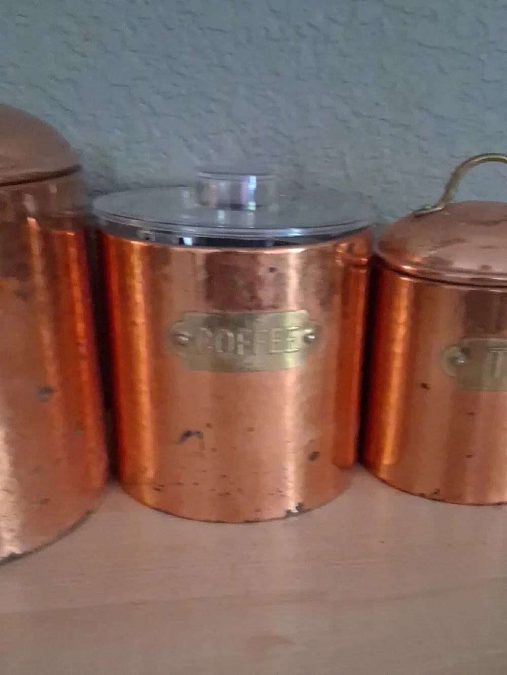 Vintage stylish copper