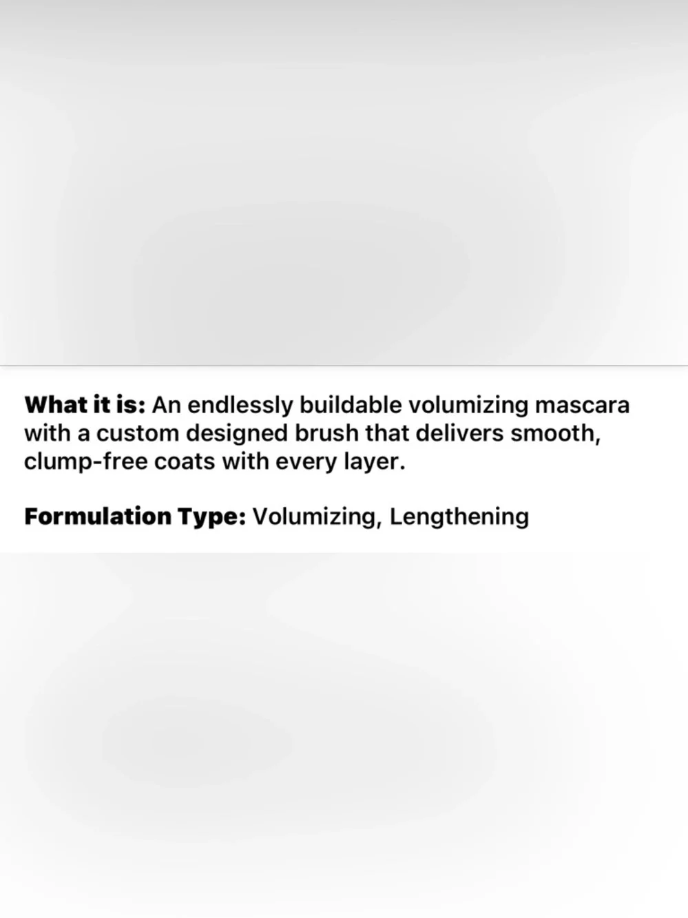 One/Size FANTASIZE Black Mascara in Bright Red Tube