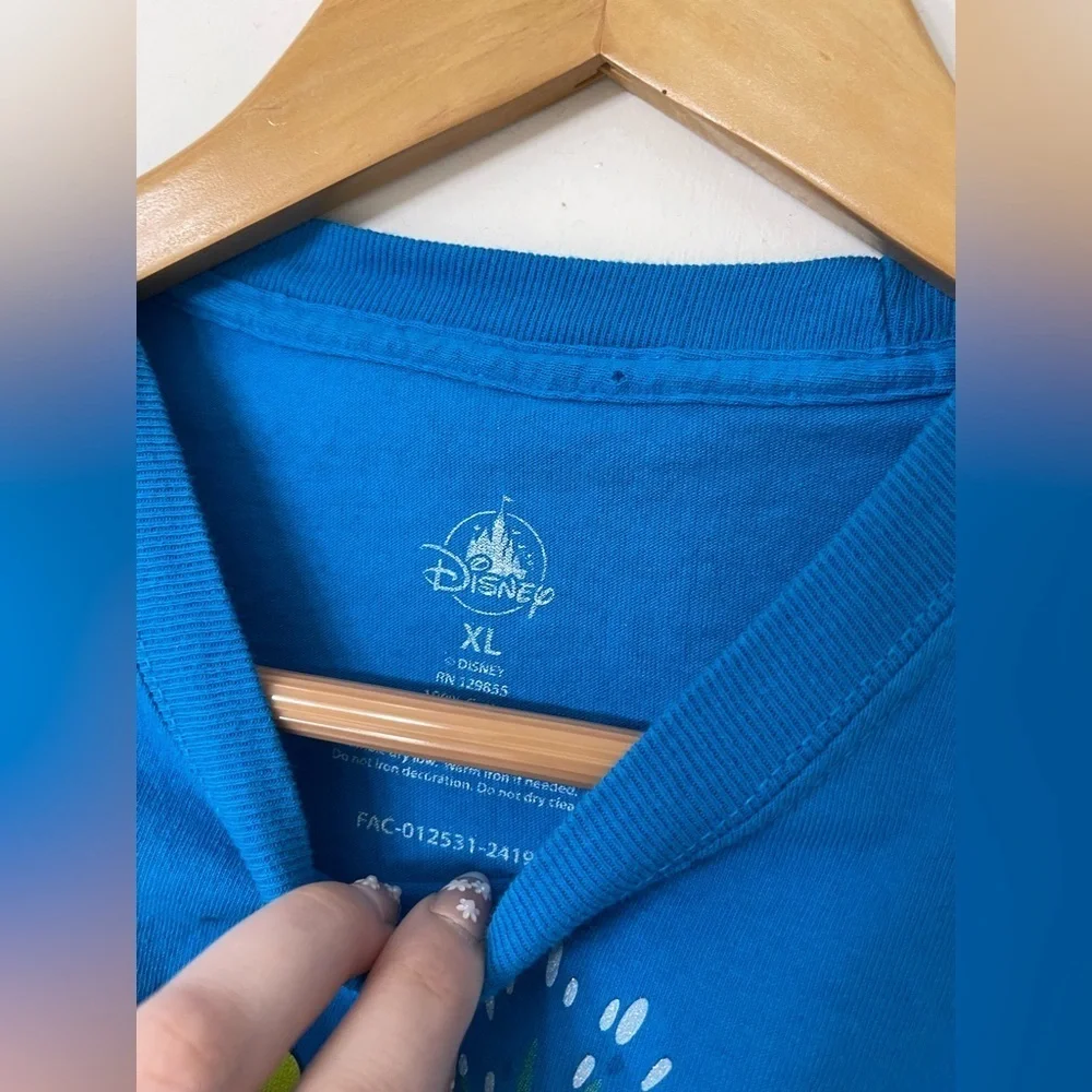 Disney blue shirt