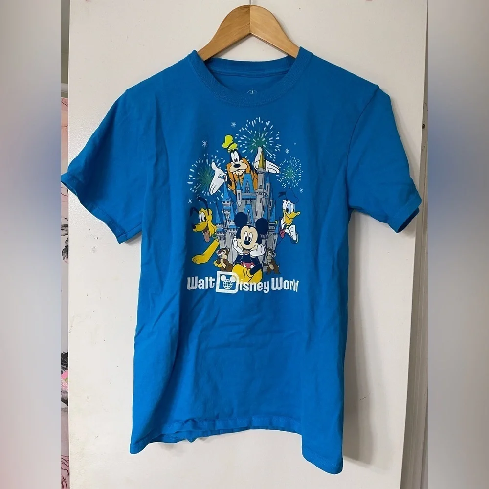 Disney blue shirt