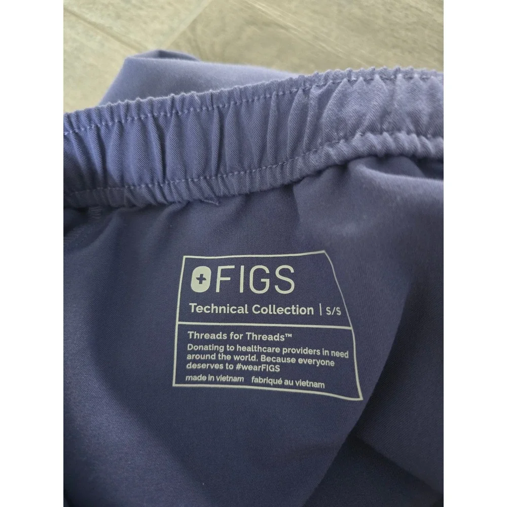 FIGS Tansen Jogger Scrub Pants Mens Small Short Purple Technical Wayfarer