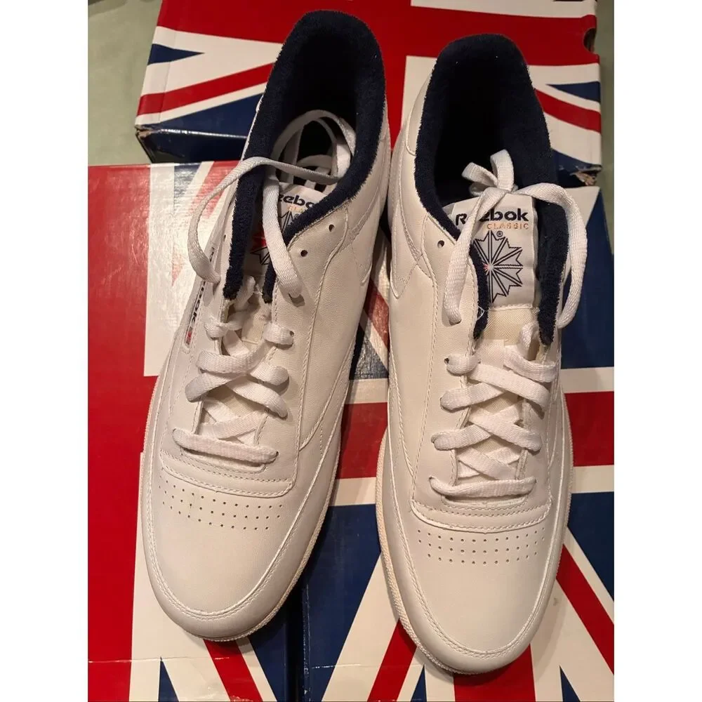 Reebok club white