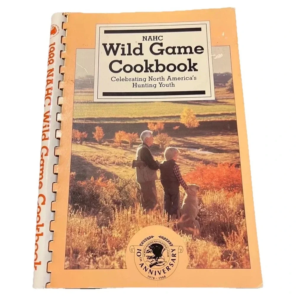 1978-88‎ Wild Game North American Cookbook Hunting Club's Plastic Comb Binding