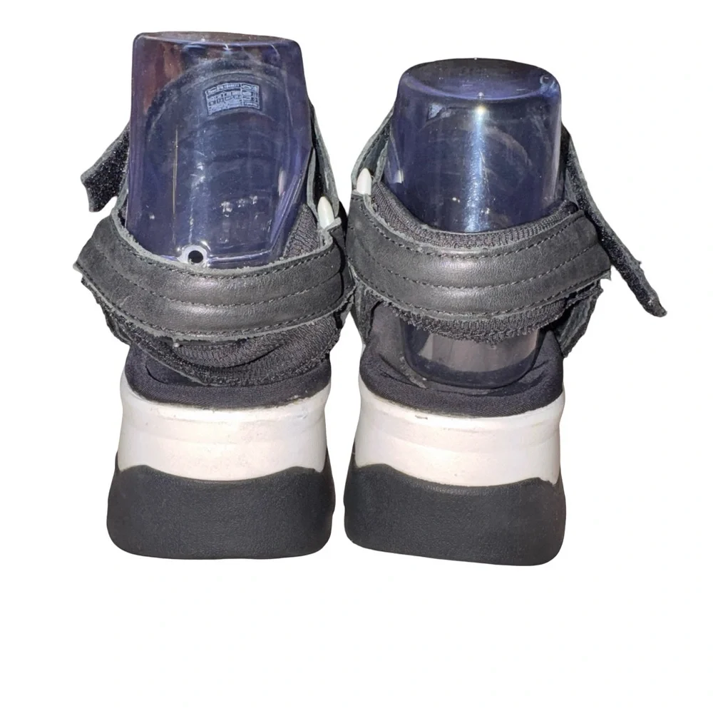 Teva Black Platform Sport‎ Sandals Flatform Chunky Hiking Utility Sandals 9.5
