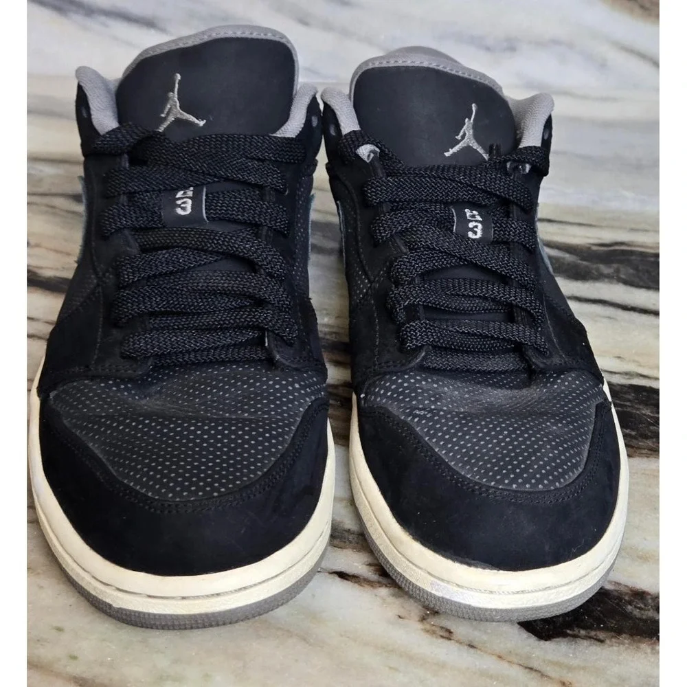 Size 12 - Air Jordan 1 Phat‎ Low Black Charcoal