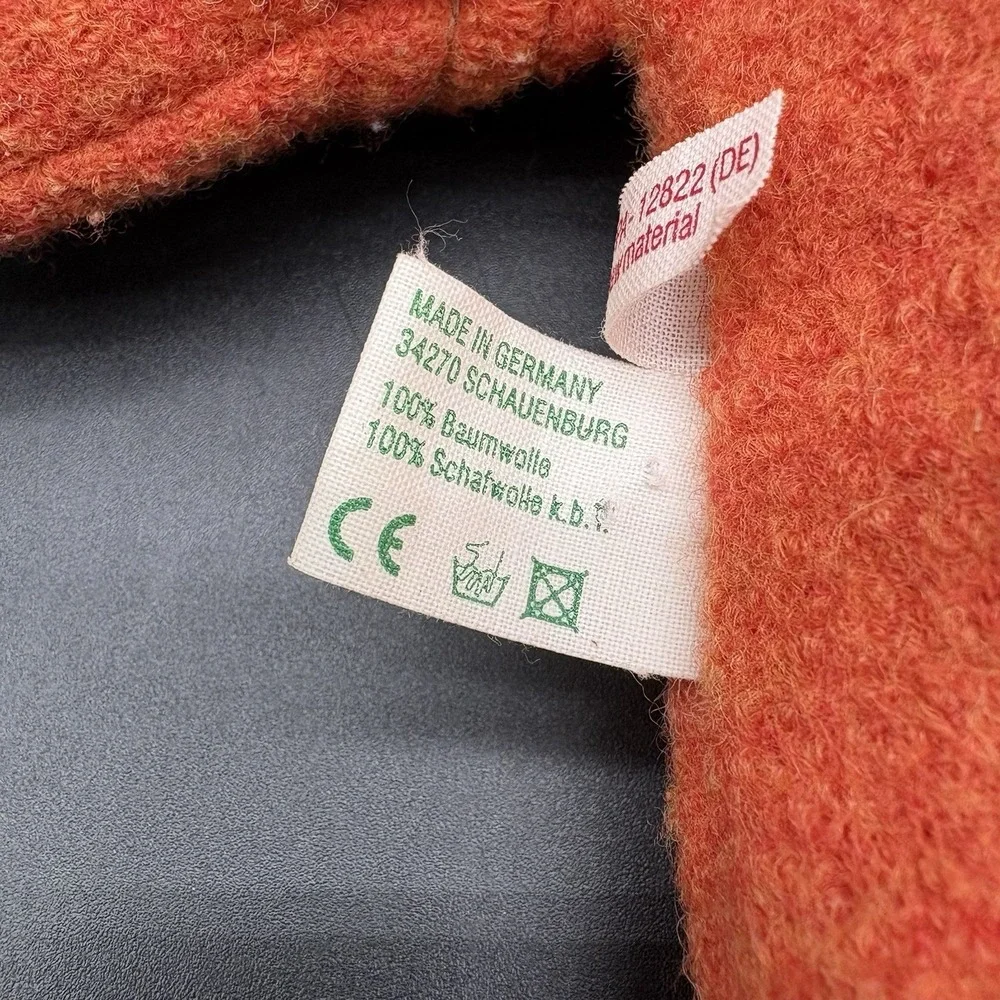 Nanchen Natur Vintage Boy Doll Orange Wool Germany Waldorf Style 12