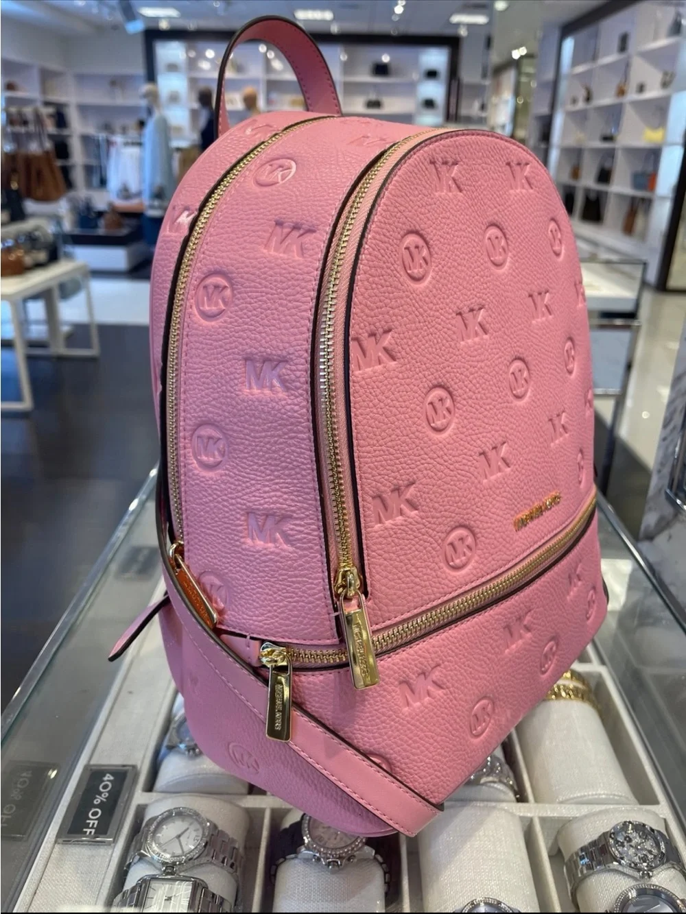Michael Kors pebble exterior