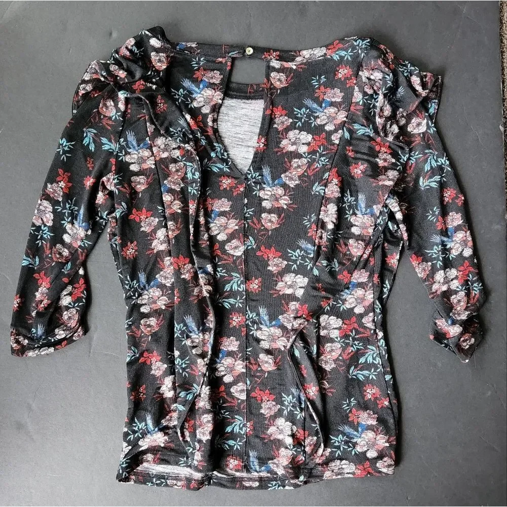 Free People Floral Blouse