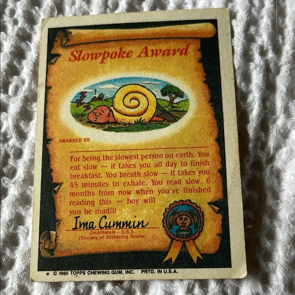 Topps vintage garbage