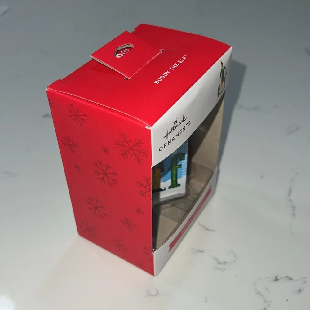 Hallmark Buddy The Elf VHS Tape Christmas Tree Ornament
