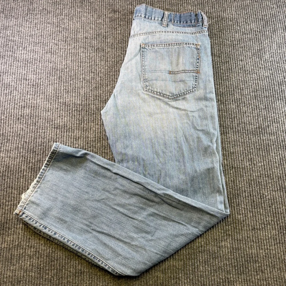 Calvin Klein Jeans Mens‎ 36x33 Light Wash 100% Cotton Denim Straight Fit