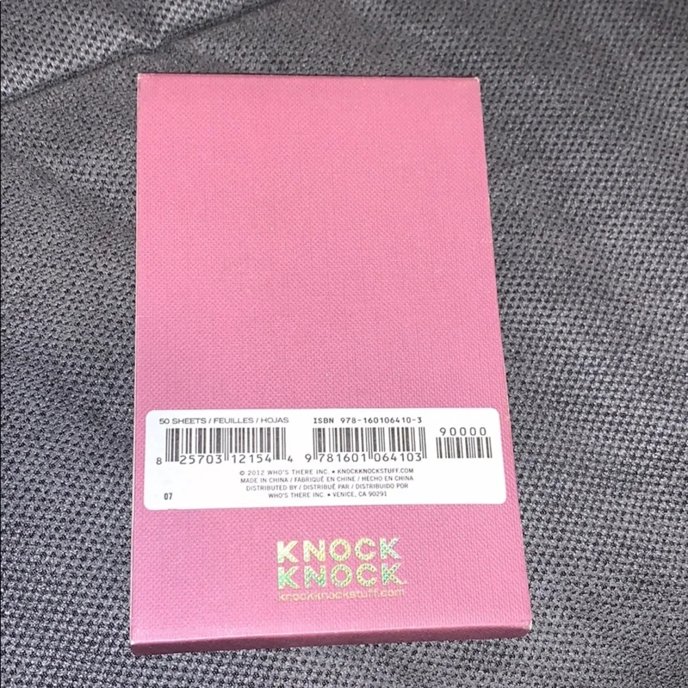Knock Knock super cute