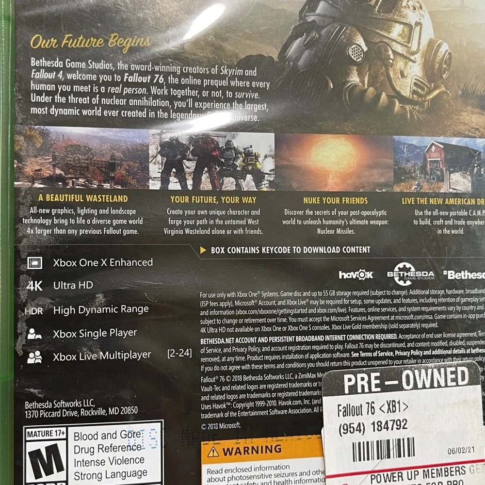 N/A fallout 76