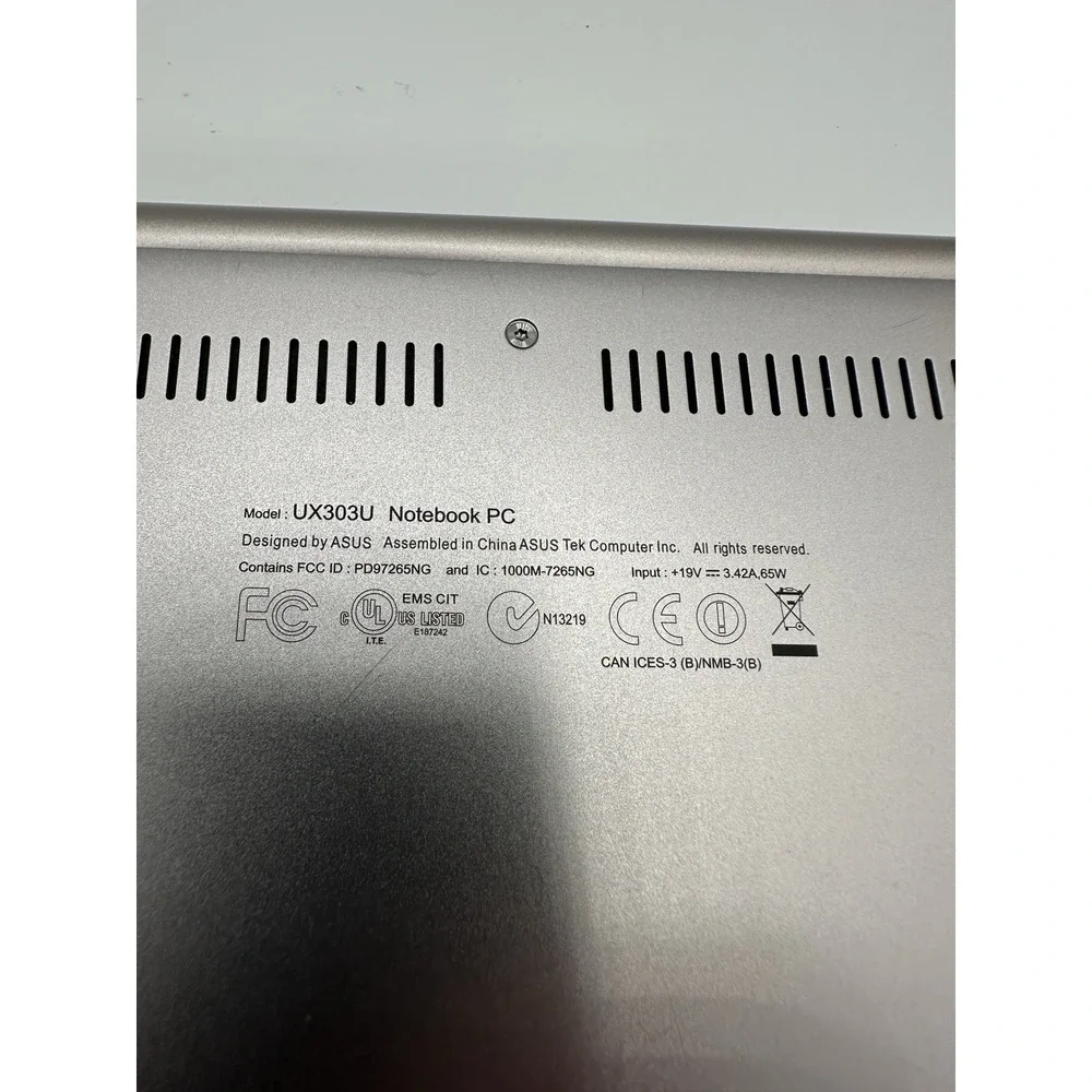 ASUS no unknown inability