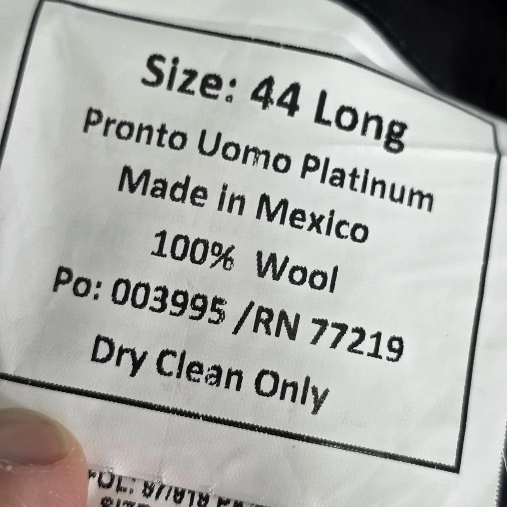 Pronto Uomo before completing