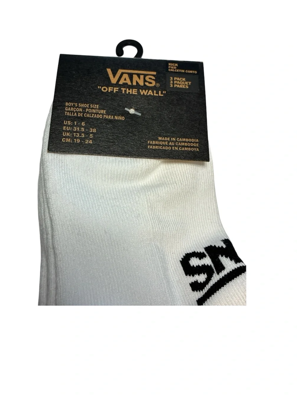 Vans white shoe