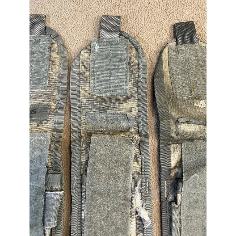 Set of 4 MOLLE Triple Magazine Pouch‎ Dump Pouch Army Digital Camo