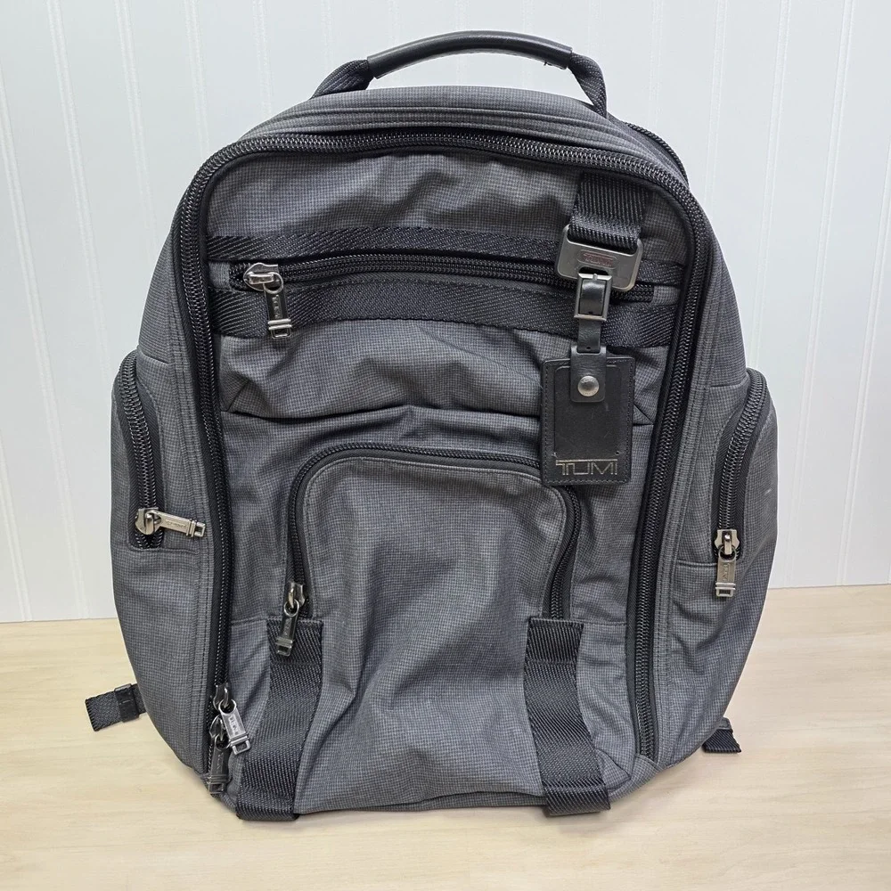 TUMI Backpack Tacoma‎ Brief Pack Nylon 69382HGYO Laptop Business Travel