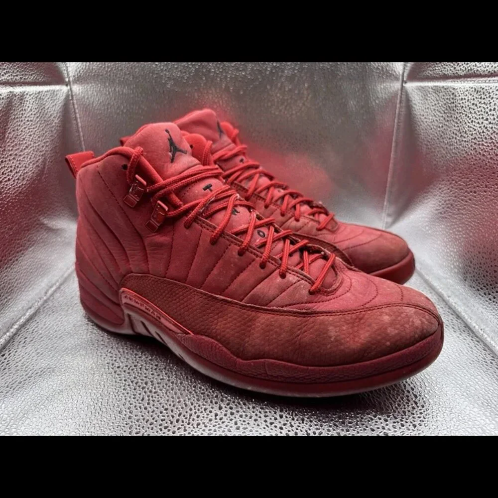 RARE 🚀 Size 10.5 - Nike‎ Air Jordan 12 Retro Gym Red Mens 130690-601