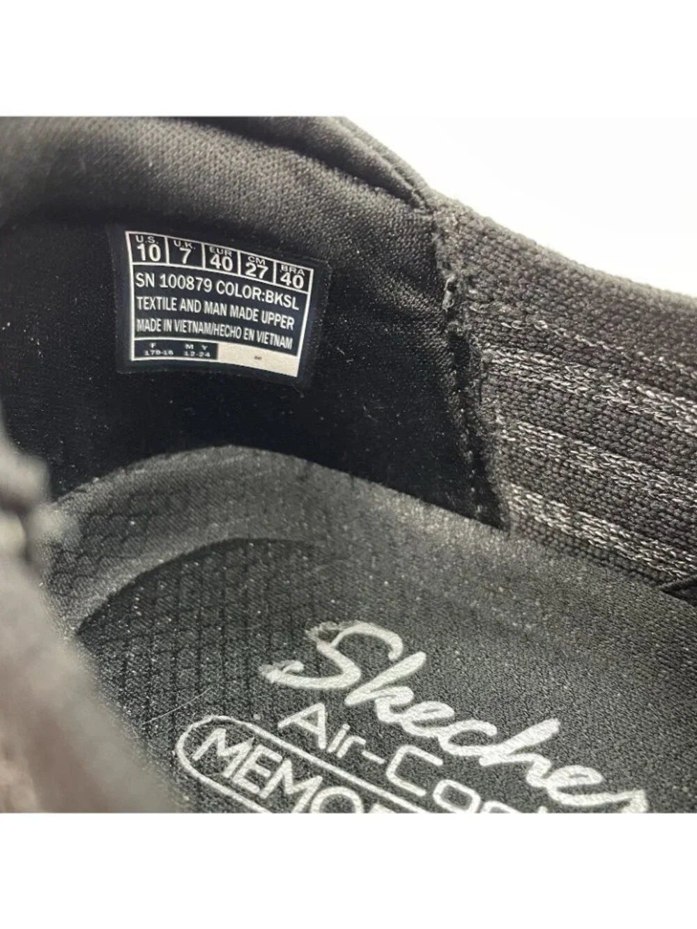 Skechers Sepulveda 2.0 Radiant Walk Sneakers Shoes Slip On Silver Black Women 10