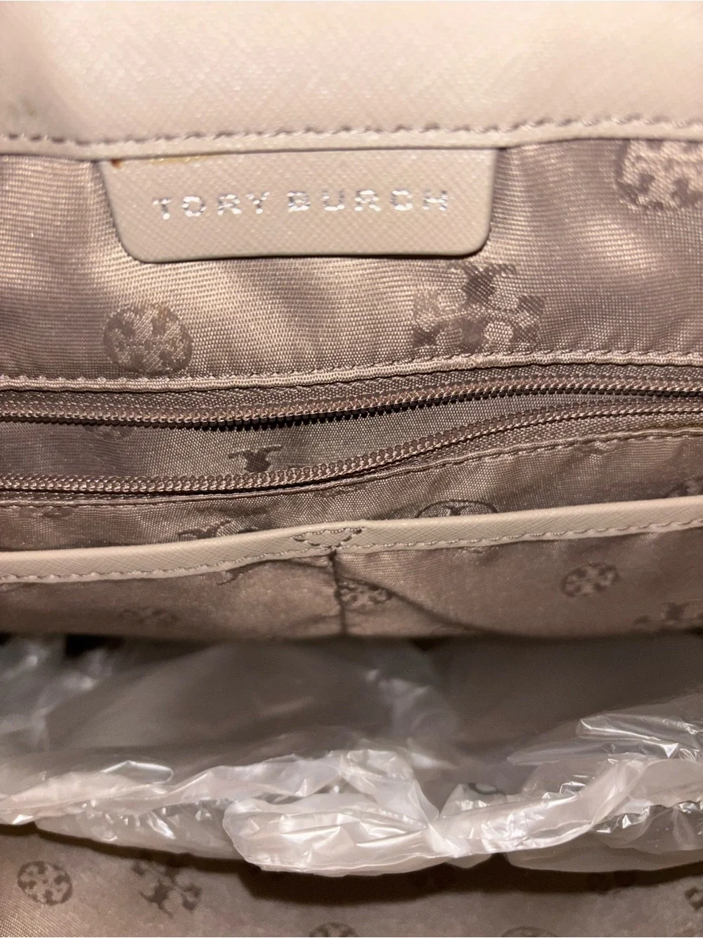 Tory Burch structured leather