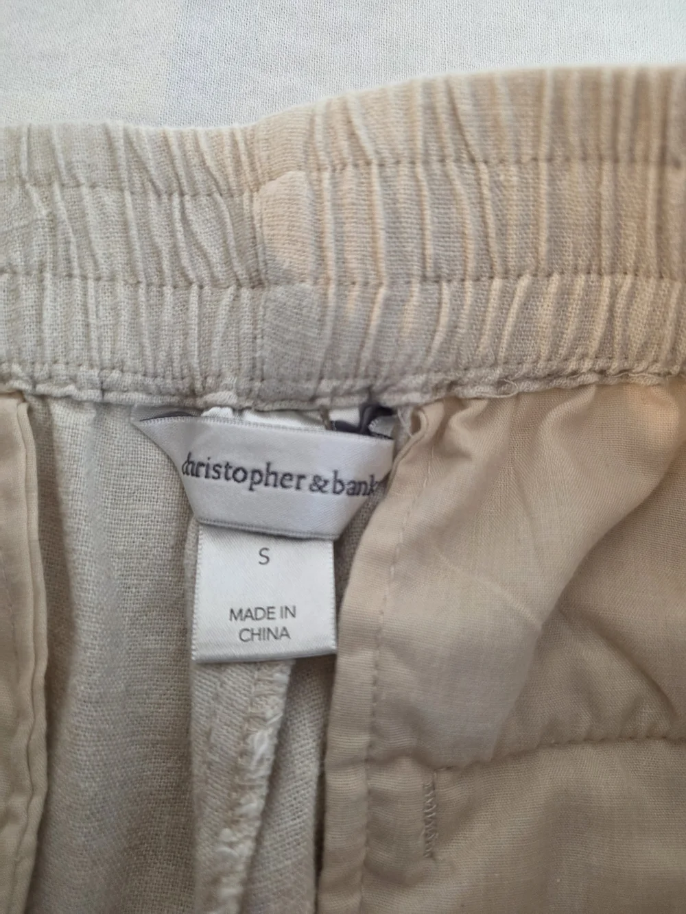 Christopher & Banks linen blend