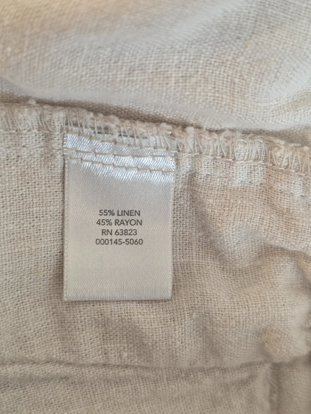 Christopher & Banks linen blend