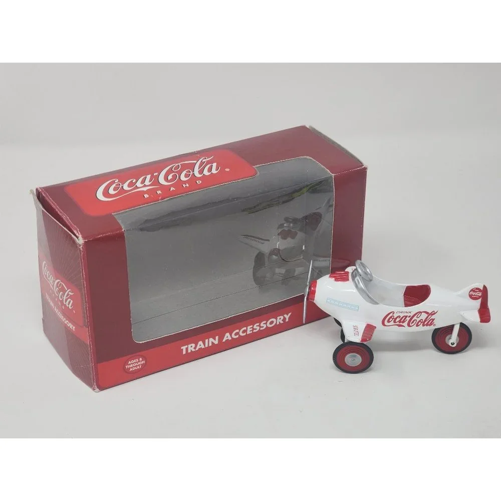 K-Line Coca Cola Brand Pedal Plane Train Accessory Bi Plane‎ Coke Toy