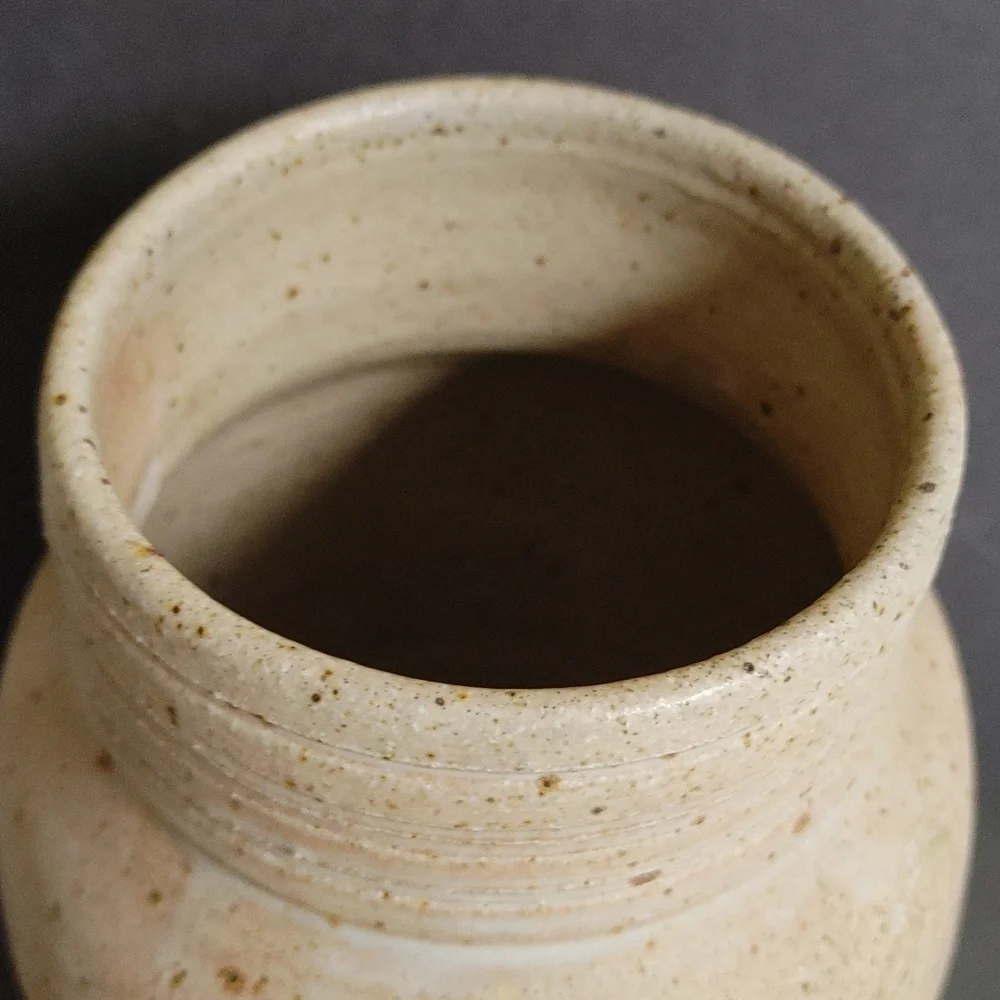 Artisan Ceremic Vase Signed Mary Richardson