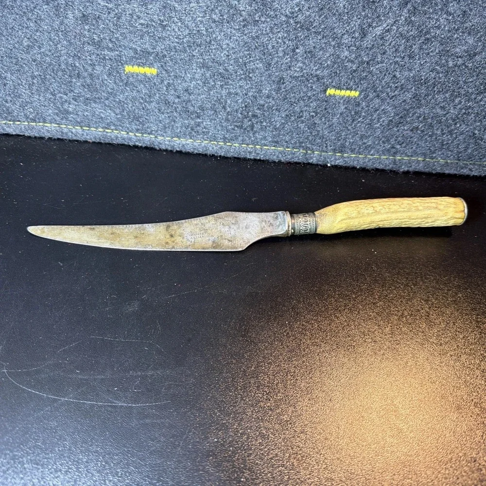 Antique Joseph Rodgers & Sons‎ Sheffield butcher Knife Majesty 19th C English