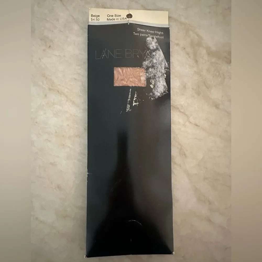 NEW Lane Bryant Sheer Knee-Highs Two Pairs Sheer One size 10-13